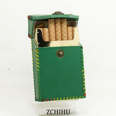 Cool Handmade Leather Womens Green Cigarette Holder Case for Women - imessengerbags