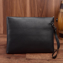 Handmade Genuine Leather Clutch Zip Long Wallet Purse Bag For Mens - imessengerbags