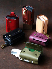 Cool Leather Mens IQOS Cigarette Case With Belt Clip IQOS Holder Belt Loop for Men - imessengerbags