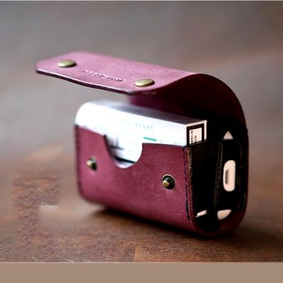 Cool Leather Mens IQOS Cigarette Case With Belt Clip IQOS Holder Belt Loop for Men - imessengerbags