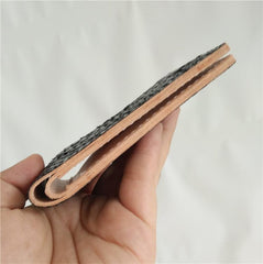 [On Sale] Handmade Cool Mens Snake Skin Small Wallet Slim billfold Wallets with Zippers - imessengerbags