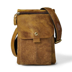 Leather Belt Pouch Mens Small Cases Waist Bag Hip Pack Belt Bag Fanny Pack Bumbag for Men - imessengerbags