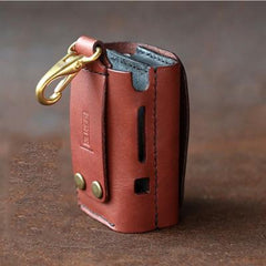 Cool Leather Mens IQOS Cigarette Case With Belt Clip IQOS Holder Belt Loop for Men - imessengerbags